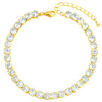 Classic Tennis Bracelet – 18K Gold Plated