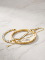 Classic Tennis Bracelet – 18K Gold Plated