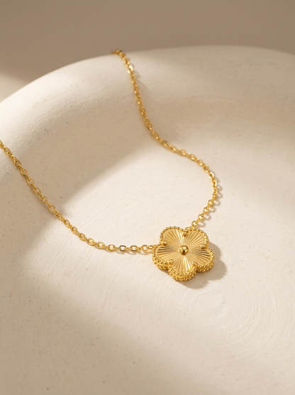 Flower Necklace | 18k Gold