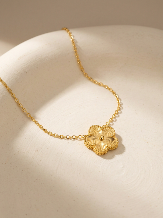 Flower Necklace | 18k Gold